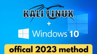 How to Install Kali Linux on Windows 10 Official Method [upl. by Suolekcin]