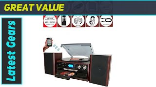 Modern Tech Meets Classic Style Boytone BT24DJM Bluetooth Record Player Review [upl. by Yelruc172]