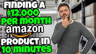 Amazon FBA Product Research Technique Finds 12000 Product in 10 minutes [upl. by Jacklyn981]