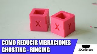 Tutorial como eliminar vibraciones en 6 Pasos Ringing Ghosting en impresion 3D 1000 Subs [upl. by Yeldarb706]