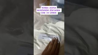 Zincagem  Aluna montando com 10 litros peçasdemoto motosport zincagem galvanized [upl. by Cora]