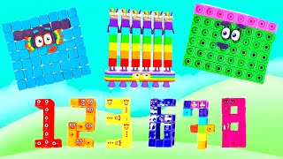 Numberblocks 1 to 42 to 48 to 56 Cubes Set Count Simply Math  Learn Count To Big Numbers 1  100 [upl. by Mansfield]