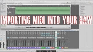 Importing Guitar Pro 6 MIDI Into Your DAW Logic Pro 9 [upl. by Swanson]