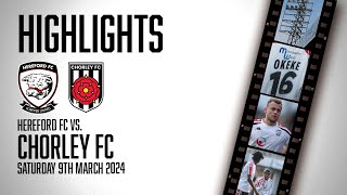 HIGHLIGHTS  Hereford 01 Chorley [upl. by My]