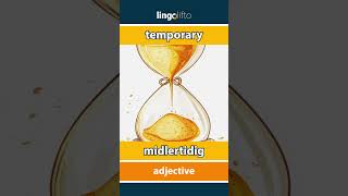 🇬🇧🇩🇰 temporary  midlertidig  vocabulary builder  learn English  Lad os lære engelsk [upl. by Eimmaj]