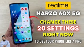 Realme Narzo 60X 5G  Change These 20 Settings Right Now [upl. by Fornof]