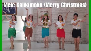 Mele Kalikimaka Merry Christmas 1 Wall Line Dance demo amp count [upl. by Annaiel]