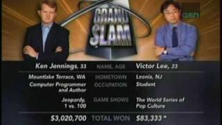 Grand Slam  Ken Jennings vs Victor Lee  Intros [upl. by Funk]