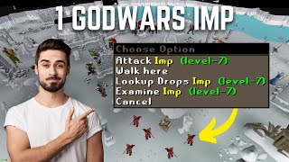 Loot From 1 Godwars Imp︱Old School Runescape [upl. by Yecies]