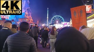 Bremer Freimarkt  Rundgang auf dem Ischa Freimaak Alle Fahrgeschäfte [upl. by Meelas]