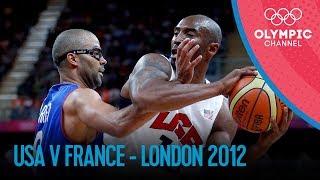 Basketball  Men  USAFRA  London 2012 Olympic Games [upl. by Gnel]