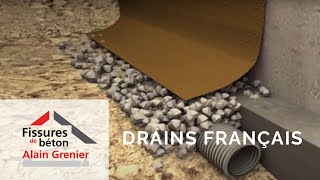 Drains Francais  Explication détaillée  Fissures de béton Alain Grenier [upl. by Anrev]