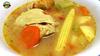 Sopa Maggi con pollo y verduras [upl. by Nylrehc]