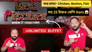 Best amp Cheapest Shareable Chinese Buffet In Kolkata  Red Pitcher [upl. by Leasim449]