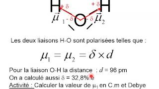 leau molécule polaire [upl. by Vieva]