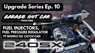 240SX S13 Upgrade Series Ep10  Installing TF Works Oil Catch Can Fuel Rail Tomei FPR [upl. by Stiles664]