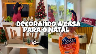 🎄DECORANDO A CASA PARA O NATAL 2024  FAXINA COMPLETA MONTAMOS NOSSA ÁRVORE DE NATAL ❤️ [upl. by Asital]