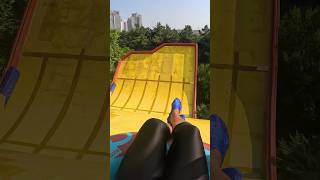 I went down backwards 😭 waterslide shortsfeed shortsvideos [upl. by Cordula]