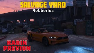 Karin Previon  Salvage Yard Robberies amp Final Mission Showcas  New DLC Weekly Update  GTA5 Online [upl. by Franz]