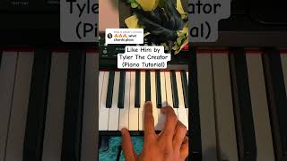 Like Him  Tyler The Creator Piano Tutorial [upl. by Kaiser]