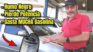 🚘⛽️Mi Carro Gasta Mucha Gasolina Echa Humo Negro y Pierde Potencia  SOLUCIÓN [upl. by Donaldson806]