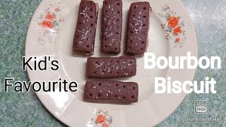 💞Kids favouritequotBourbon BiscuitquotrecipeChocolate Biscuit recipeBiscuit recipe inHindiNoovenrecipe [upl. by Uzzia]