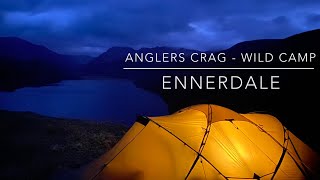 Anglers Crag Wild Camp Ennerdale Water  Lake District [upl. by Iniffit]