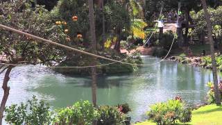 Maui Zipline at the Maui Tropical Plantation [upl. by Calista]