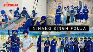 Daily Life Nihang Singh Manpreet Singh Vlogs [upl. by Eirrak]