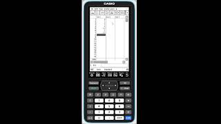 Statistische Auswertung und Boxplot Casio Classpad [upl. by Pendleton741]