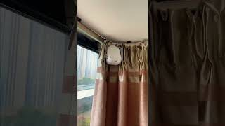 Install a curtain assistant on the curtain track and it will become a smart electric curtain in [upl. by Horatia]