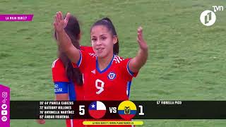 Chile 51 Ecuador Fecha 3 Sudamericano Sub17 Femenino 17032024 [upl. by Goodhen]