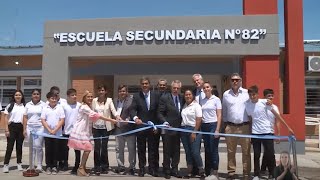 Inauguración del edificio de la Escuela Secundaria N° 82 en la localidad de Basail Chaco [upl. by Natsirk]