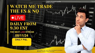 TRADING LIVE SampP 500 FUTURES MARKET [upl. by Eirol]