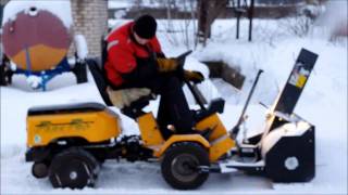 stiga park pro snow blower [upl. by Callahan]