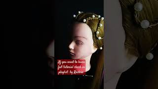 Hairband hairstyle by Rachna Full tutorial check in playlist [upl. by Aekerly]