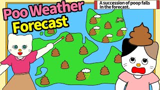 Picture Book Read Aloud Poo Weather Forecast [upl. by Aniwde]