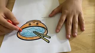 Share coloring tips to help children recognize pho bowls [upl. by Lednyk50]