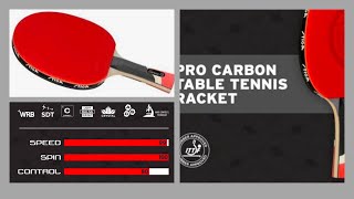 Stiga Pro Carbon TT bat  Unboxing [upl. by Pirzada]