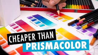 The BEST Prismacolor ALTERNATIVES I put 7 affordable colored pencil sets to the test [upl. by Coffin]