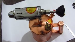 KeroseneGasoline Blowtorch Unboxing Disassembly Test [upl. by Ri49]