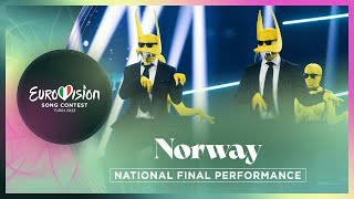 Subwoolfer  Give That Wolf A Banana  Norway 🇳🇴  National Final Performance  Eurovision 2022 [upl. by Enyledam]