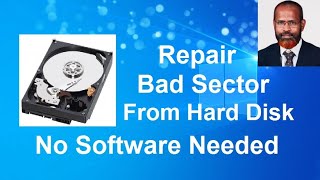 How to Check and Fix or Repair Hard Disk Bad Sector using CMD [upl. by Derreg]