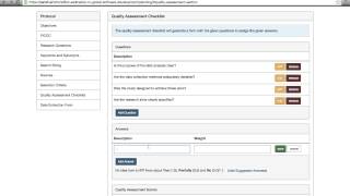 How to create a quality assessment checklist [upl. by Huldah]