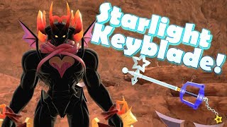 Dark Inferno Secret Boss Battle with Starlight Keyblade Kingdom Hearts 3 1080p 60fps [upl. by Bridie]