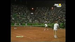 Noah  Forget vs Becker  Leconte 1987 Rome 22 [upl. by Nahama873]