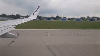 Pardubice Airport PED  start Ryanair FR1495 PEDALC  10062022 [upl. by Ldnek]