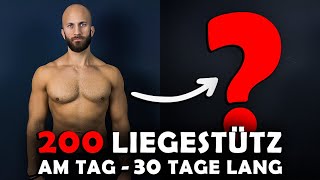 200 Liegestütze am Tag für 30 Tage Das Experiment [upl. by Heilner]