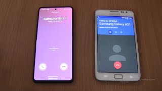 Over the Horizon Incoming call amp Outgoing call at the Same Samsung Galaxy A51Note 1 Android 7 [upl. by Rebmak846]