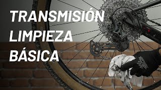 LIMPIEZA BÁSICA DE LA TRANSMISIÓN DE BICICLETA 20 [upl. by Aaronson]